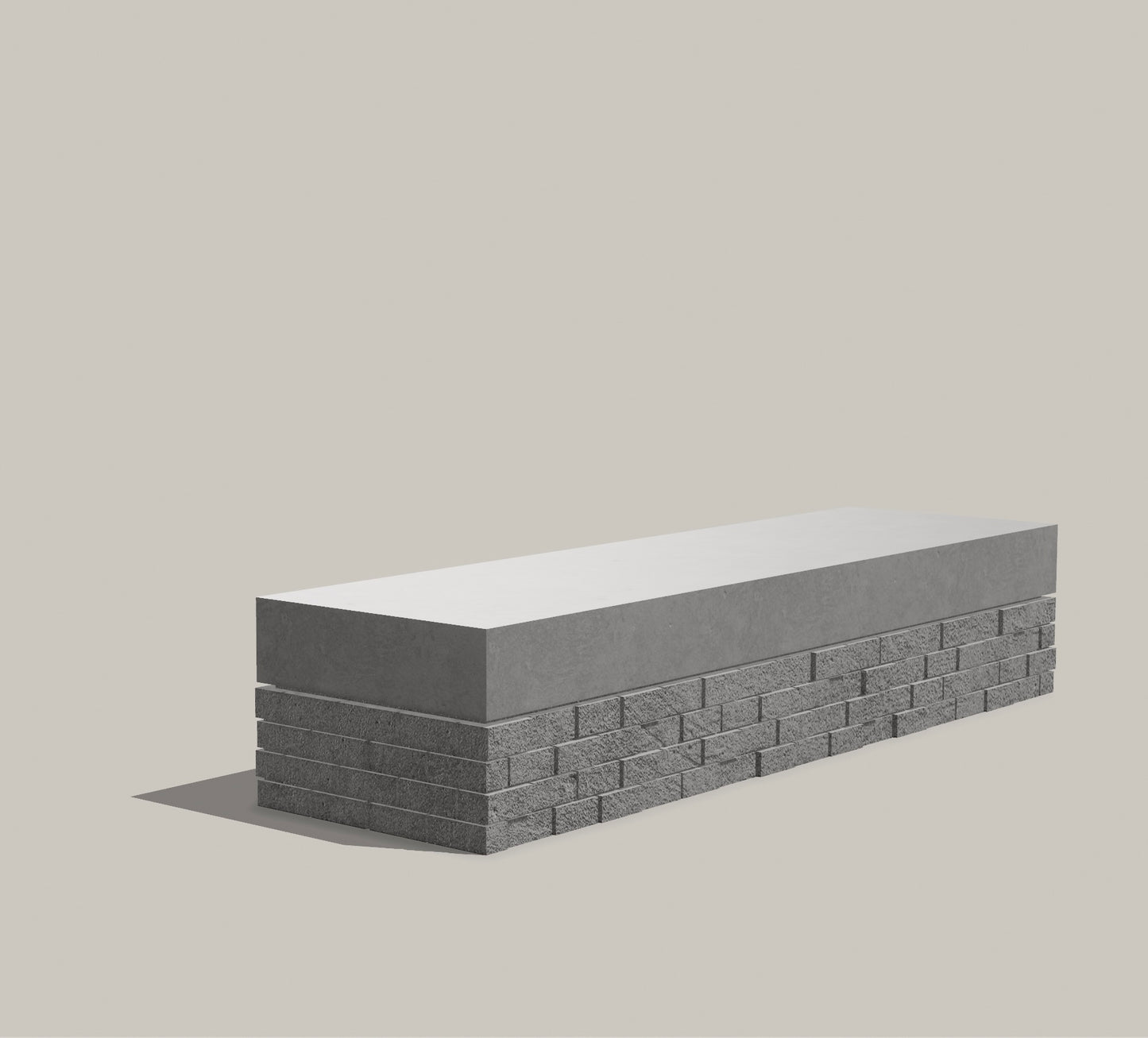 DIY brick ledge