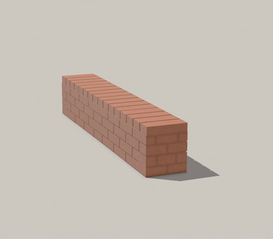 Straight bricked ledge mould