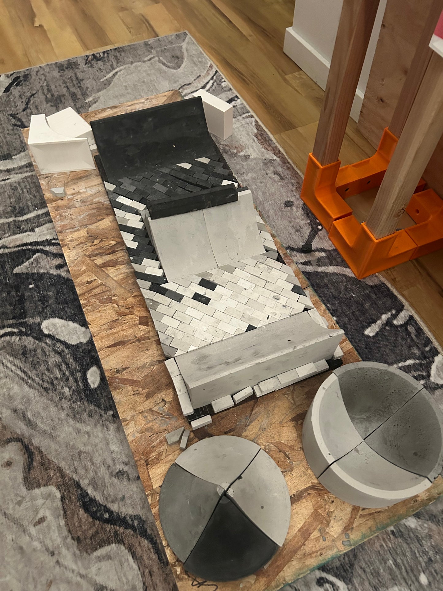 Field study half pipe