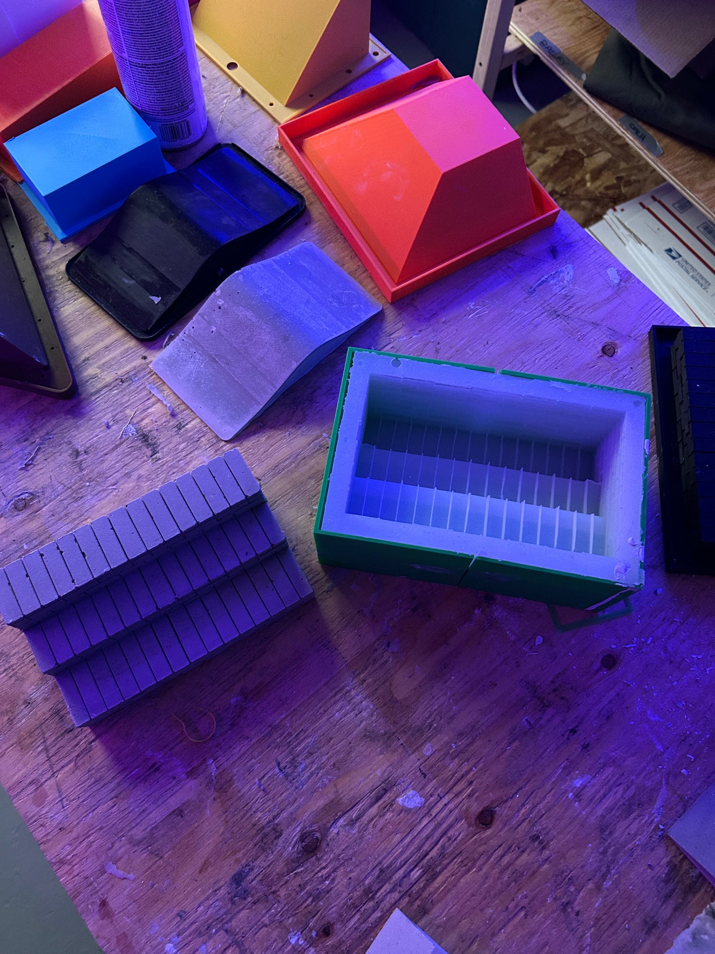 Three stair bricked boi mould