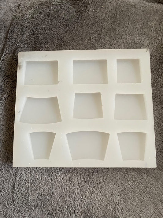 9 block ladyfinger  pool coping tile mold