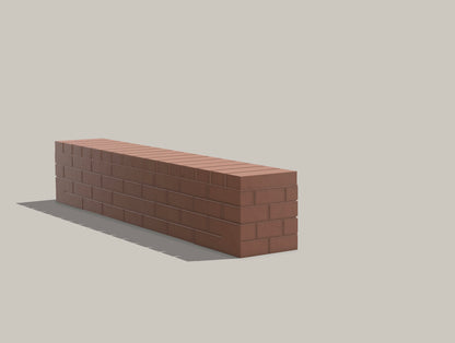 Straight bricked ledge mould